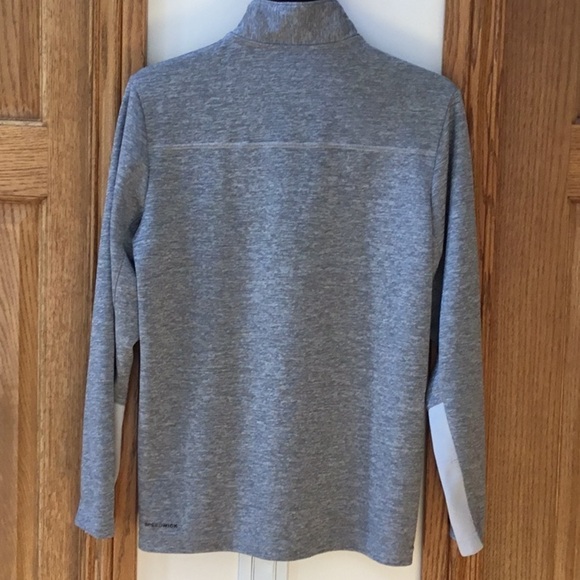 REEBOK heather gray speed wick quarter zip pullover. Men’s size small - Picture 3 of 9